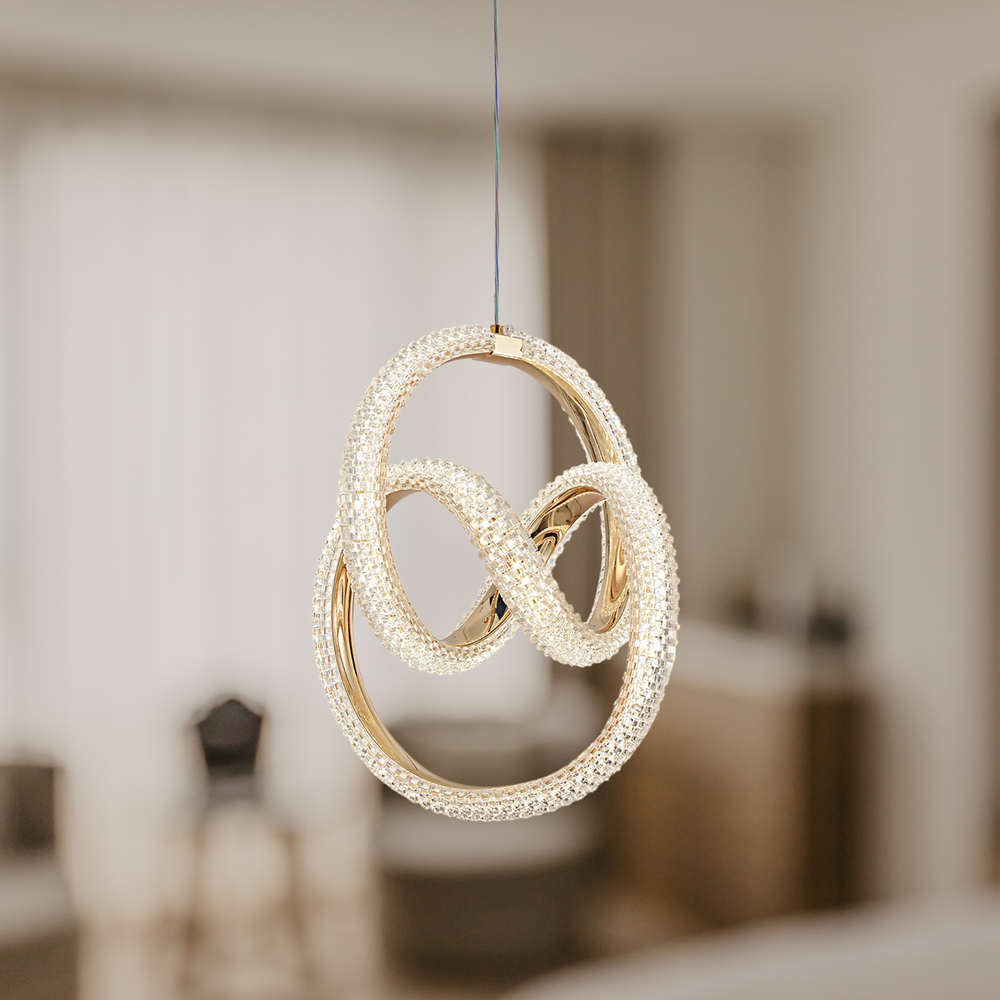 HÄNGLAMPA LED G068-CP Guld