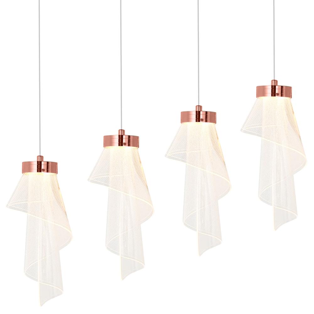 Taklampa APP1765-1CP Roséguld