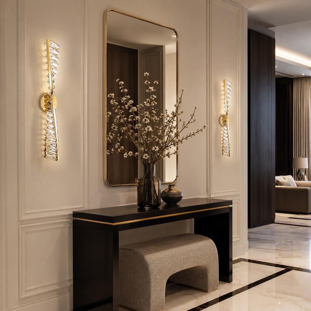 VÄGG LED-LAMPA APP1951-W 50 cm GOLD