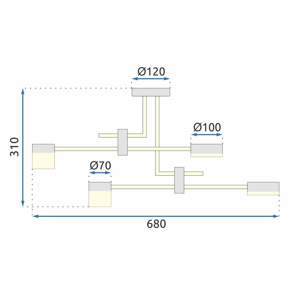 Hänglampa LED APP1001-4C
