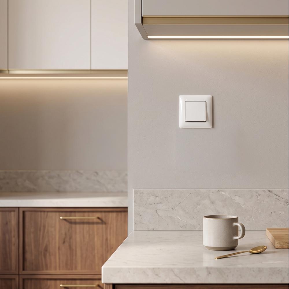 Single Switch OSTE JNH006-W WHITE