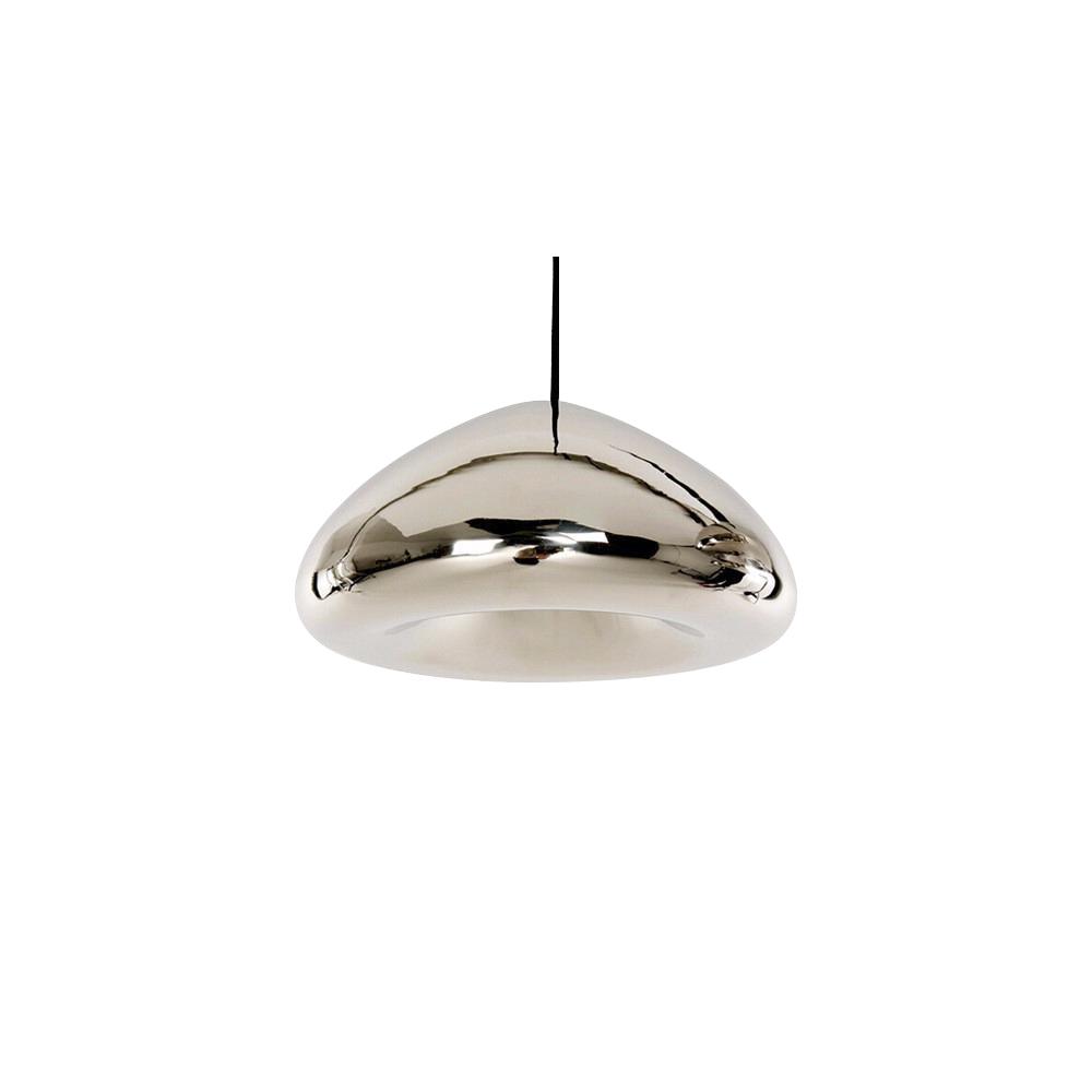 Taklampa i glas med spegeleffekt APP322-1CP SILVER