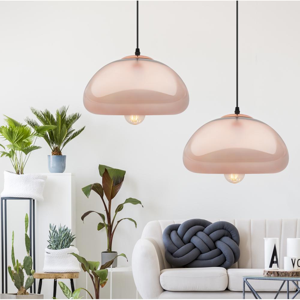 Taklampa i glas med spegeleffekt APP322-1CP SILVER