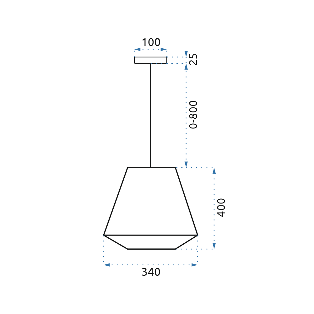 HÄNGENDE TAKLAMPA APP217