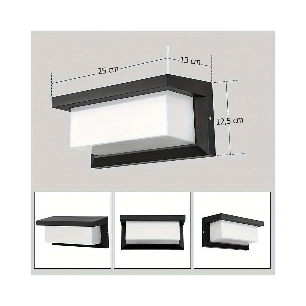 Fasadlampa vägglampa RSL015-1W Svart