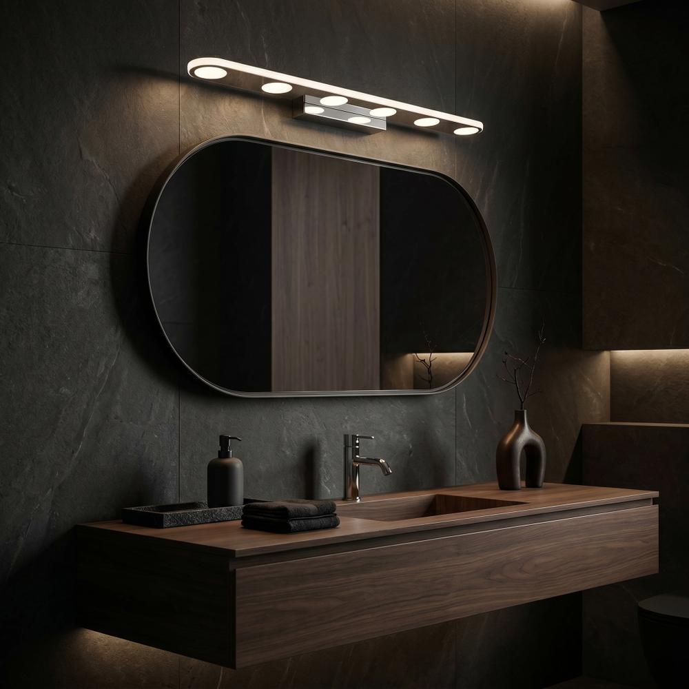 Badrum vägg LED-lampa SWE056-W CHROME