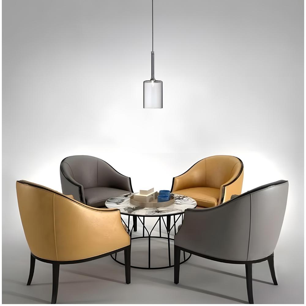 Taklampa hängande med glaskupa APP1702-1CP GREY B