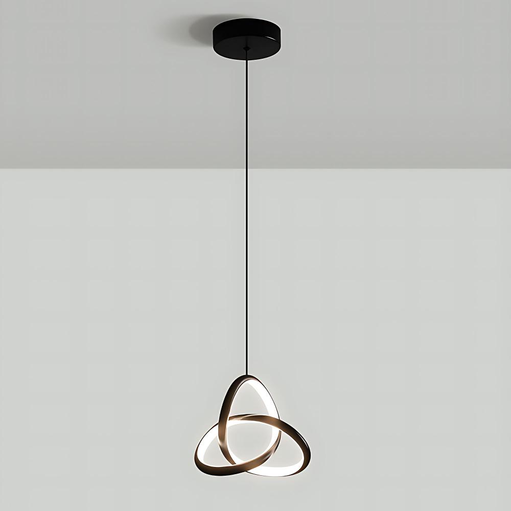 TAKLAMPA HÄNGANDE LED APP1784-CP SVART