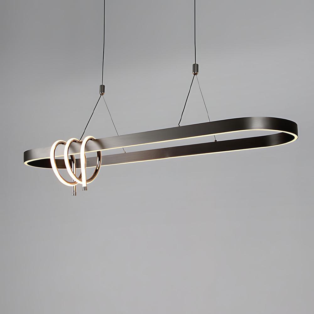 Hängande LED-lampa LHJ040-CP 120 cm SVART