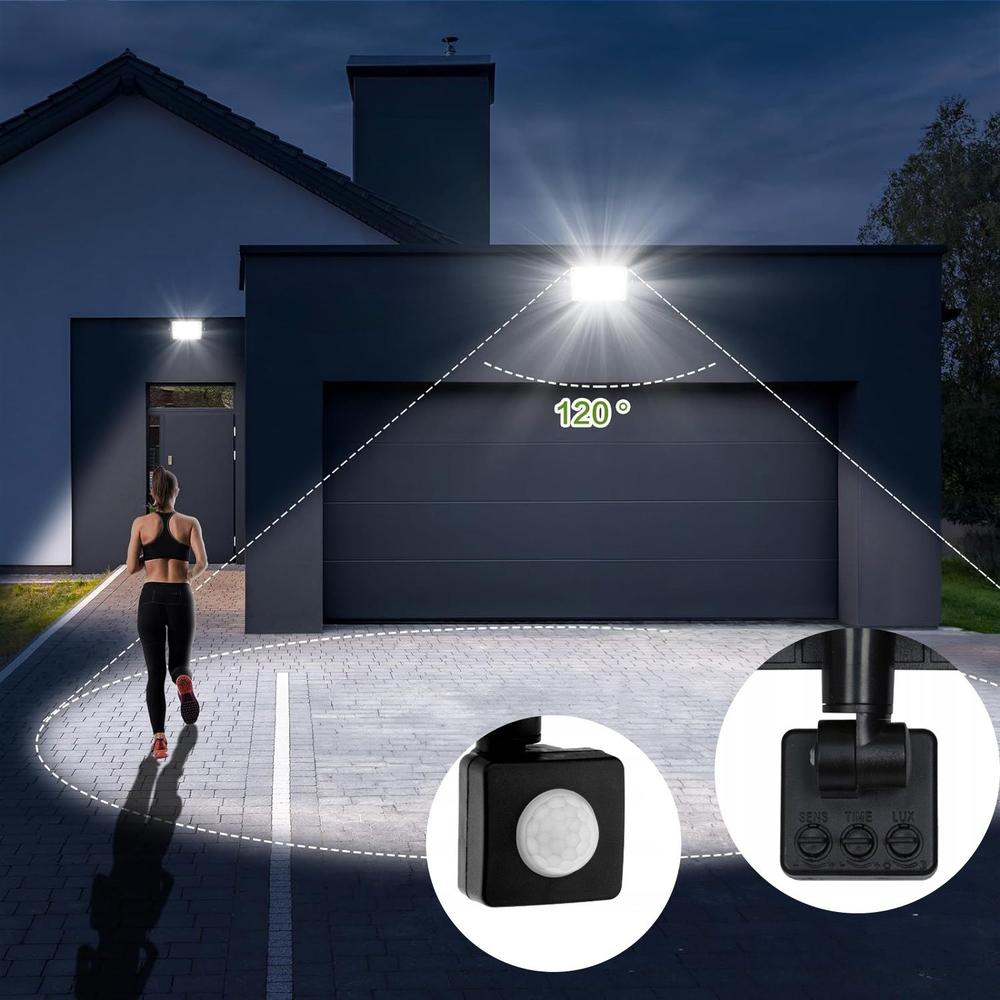LED-halogen utanpåliggande med sensor 50W RSL008-50NS