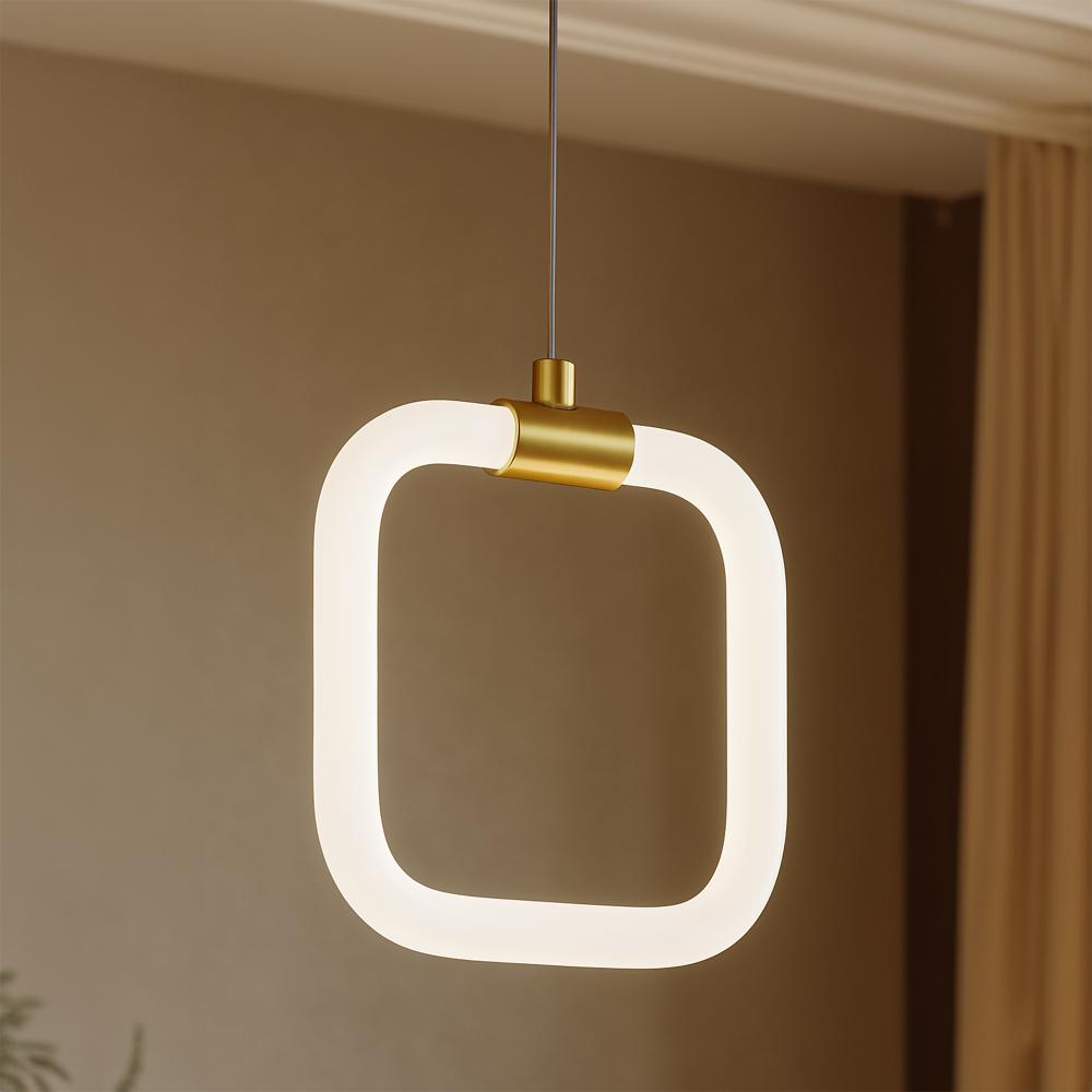 HÄNGANDE LED-TAKLAMPA LHJ057-CP1 BORSTAT GULD