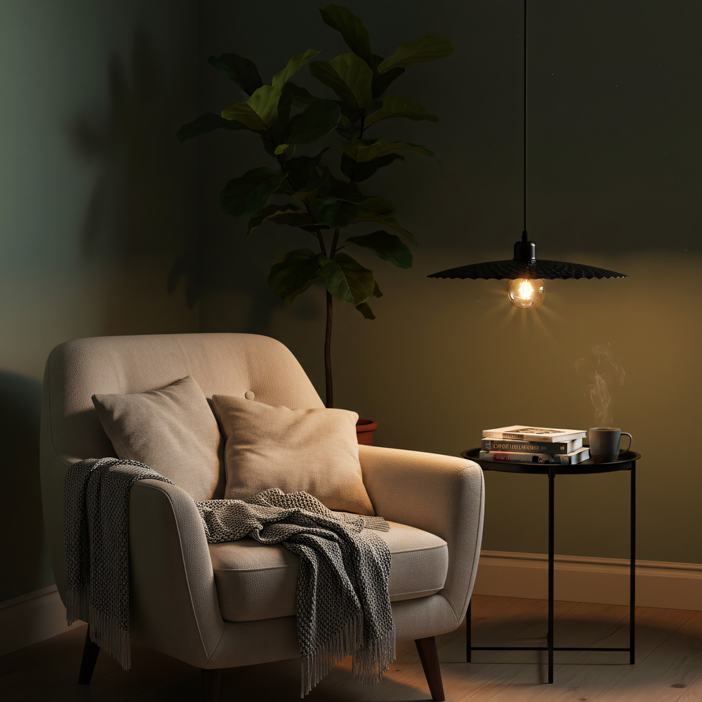 Hänglampa APP1289-1CP Svart