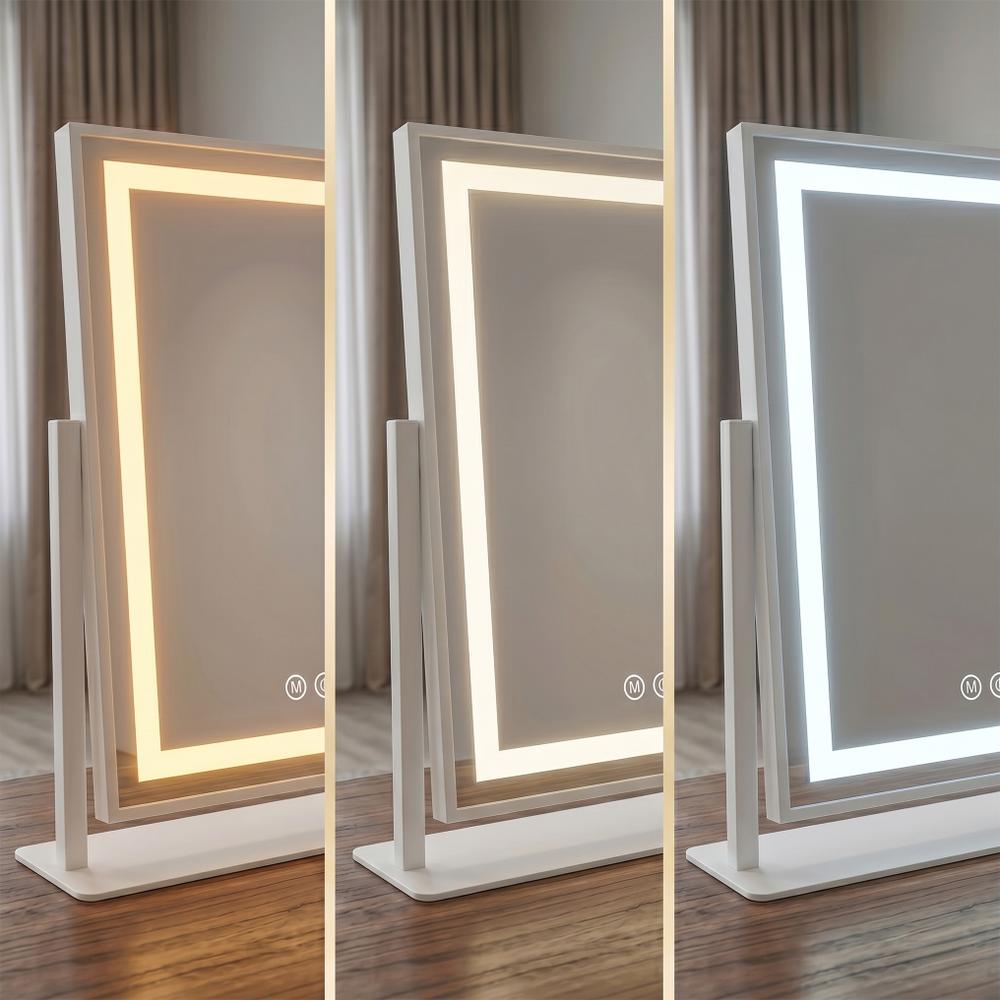 LED-spegel LUMI White 30x40cm