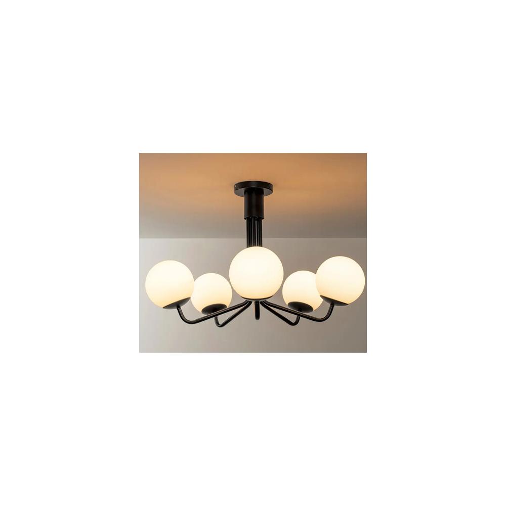 HÄNGANDE TAKLAMPA SVART APP1578-5C