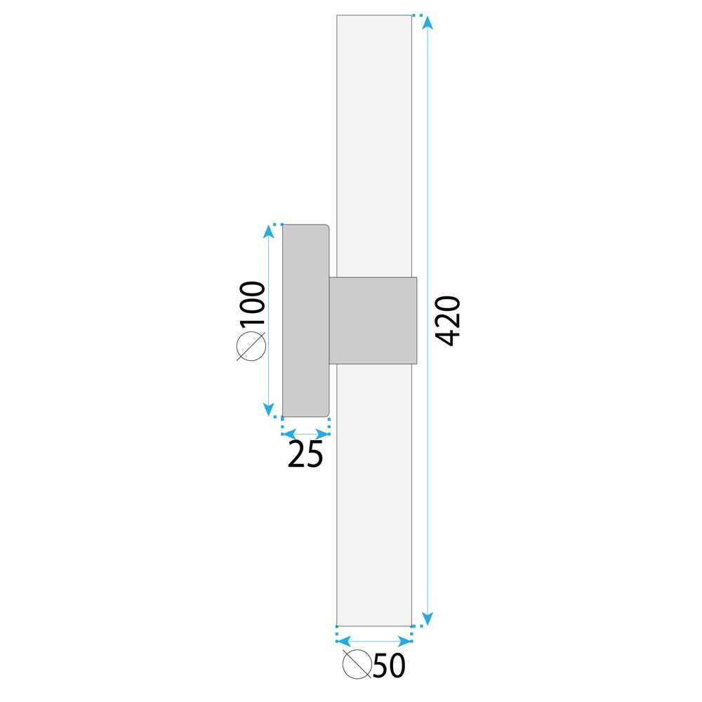 VÄGGLAMPA LED LHJ070-W Guld