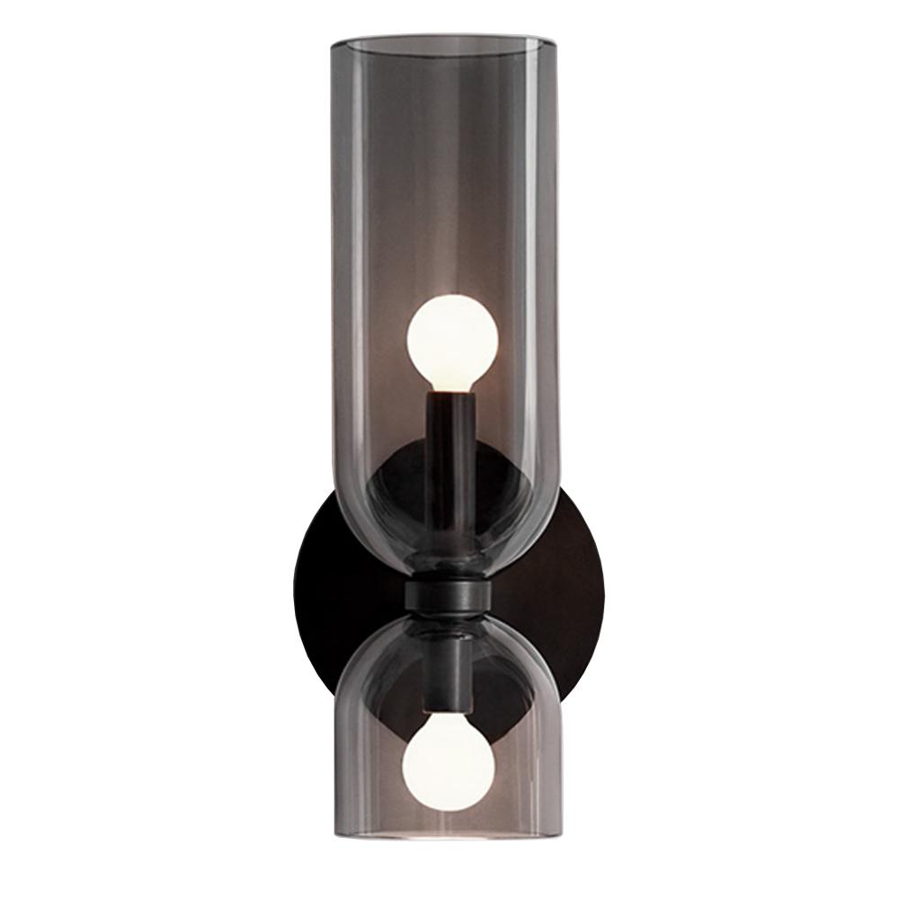 VÄGGLAMPA VÄGGLAMPA APP1208-2W Svart
