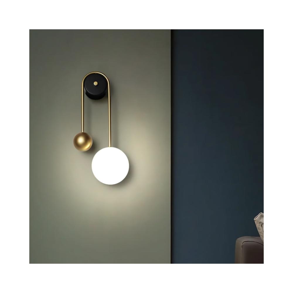VÄGGLAMPA VÄGGLAMPE APP1474-W GULD