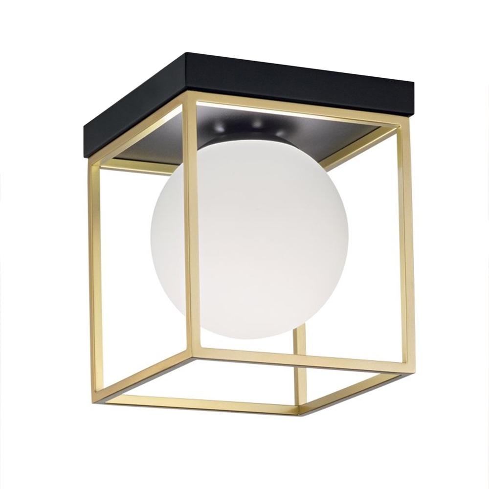 Taklampa plafond APP1166-1C Guld Vit