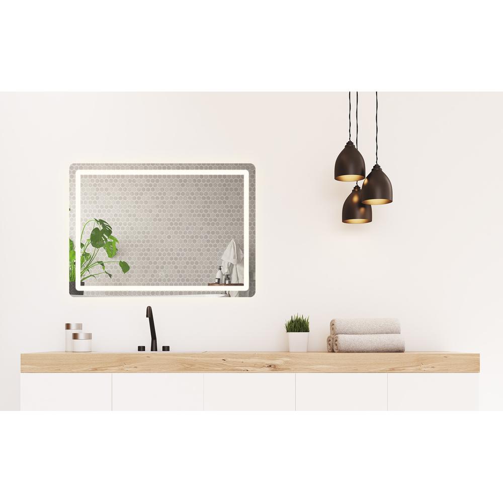 LED-VÄGGSPEGEL 80x60 cm P10407
