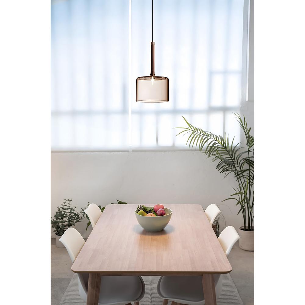 Taklampa Hängande med Glas-skärm APP1698-1CP AMBER A