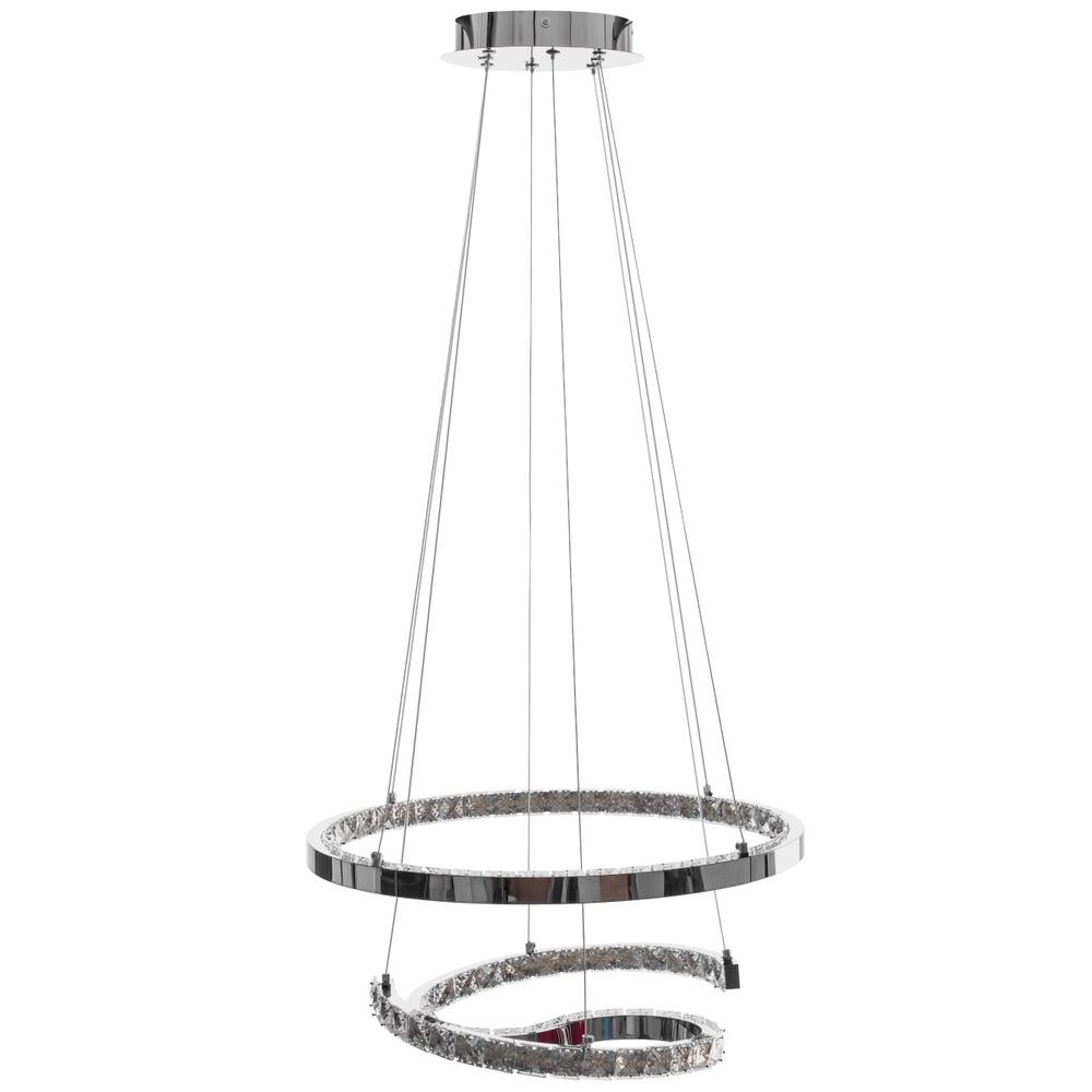 HÄNGANDE KRISTALLAMPA RING LED APP773-2CP