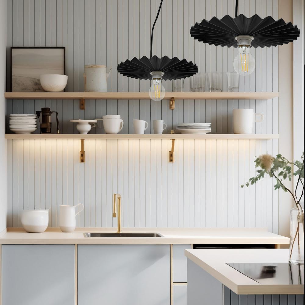TAKLAMPA HÄNGANDE APP1452-1CP Svart