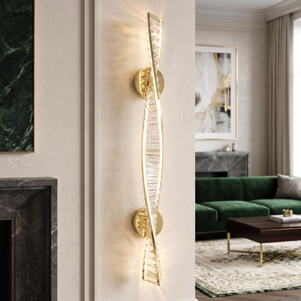 VÄGG LED-LAMPA APP1952-W 100cm GOLD