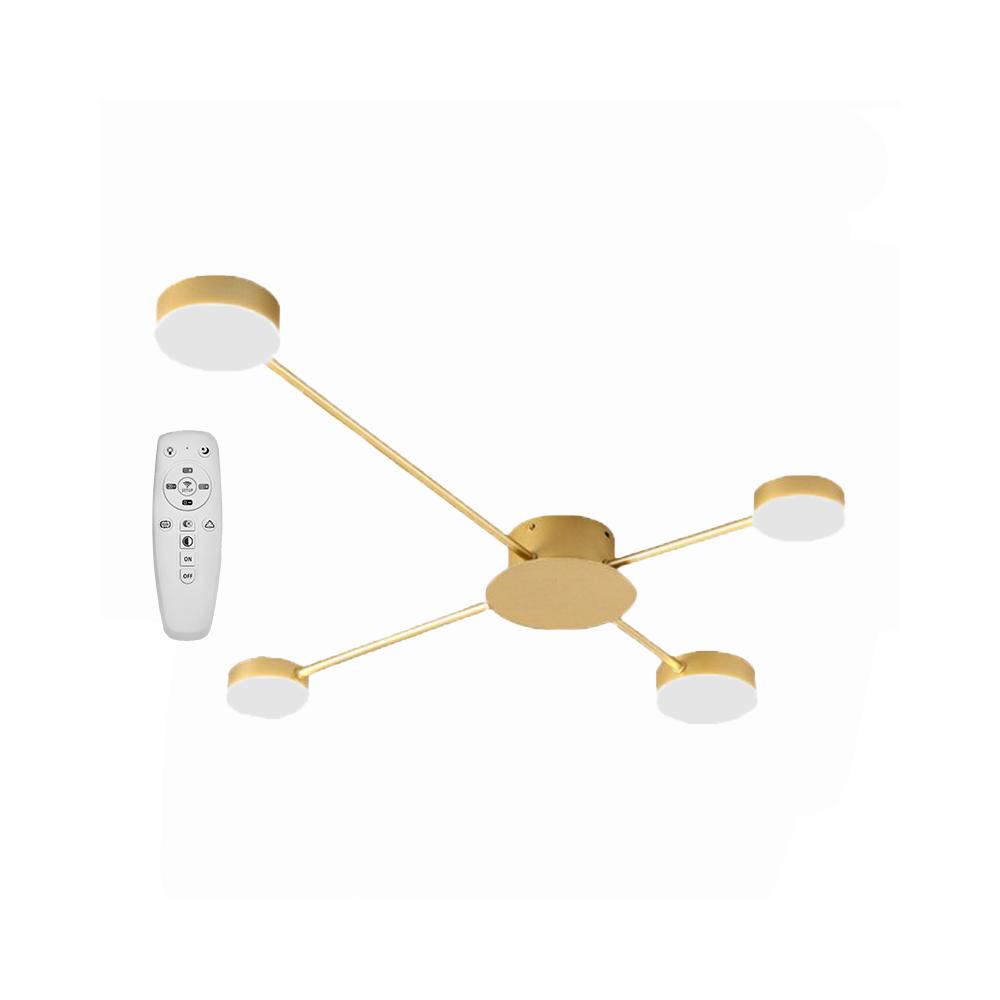 TAKLAMPA 4-ARMAD LED APP520-4C Guld