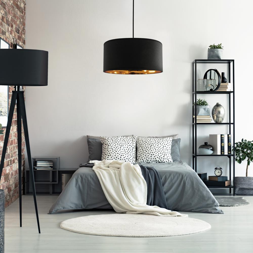 Hänglampa 36 cm APP619-1CP Svart