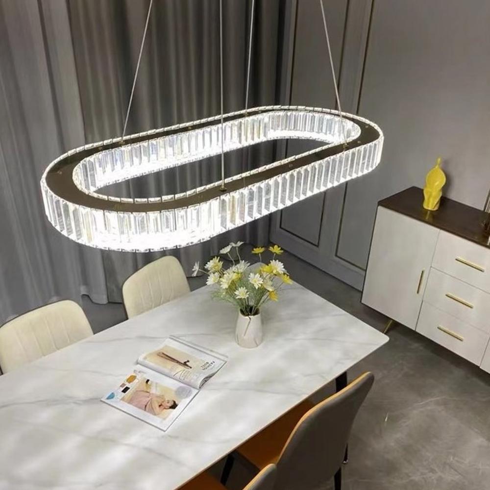 HÄNGLANDE LED-LAMPA APP1508-CP BORSTAD GULD