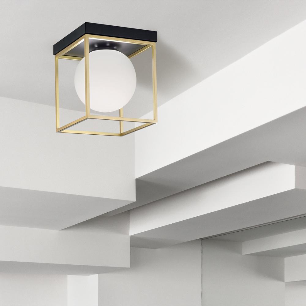Taklampa plafond APP1166-1C Guld Vit