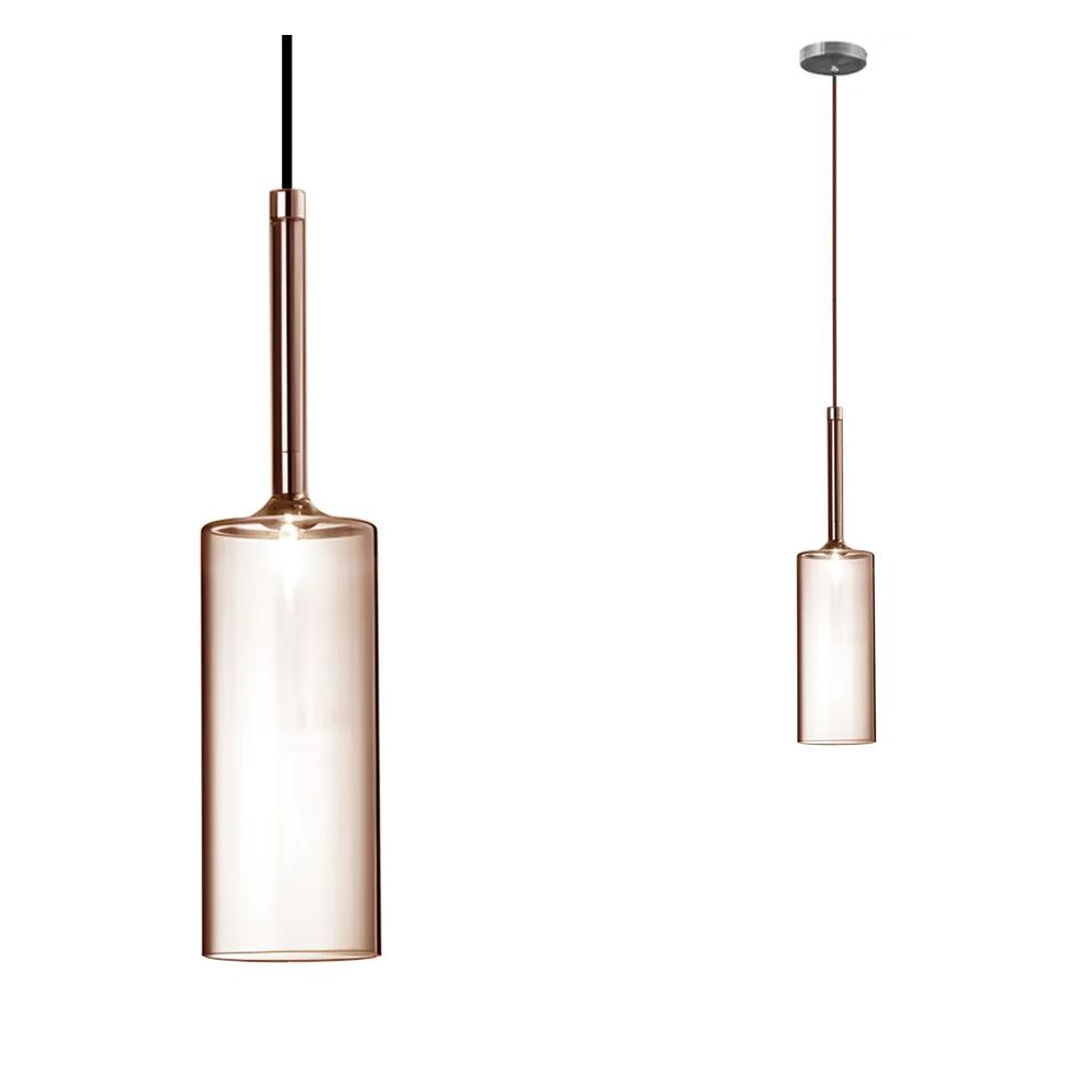 Taklampa Hängande Glaslykta APP1700-1CP AMBER C