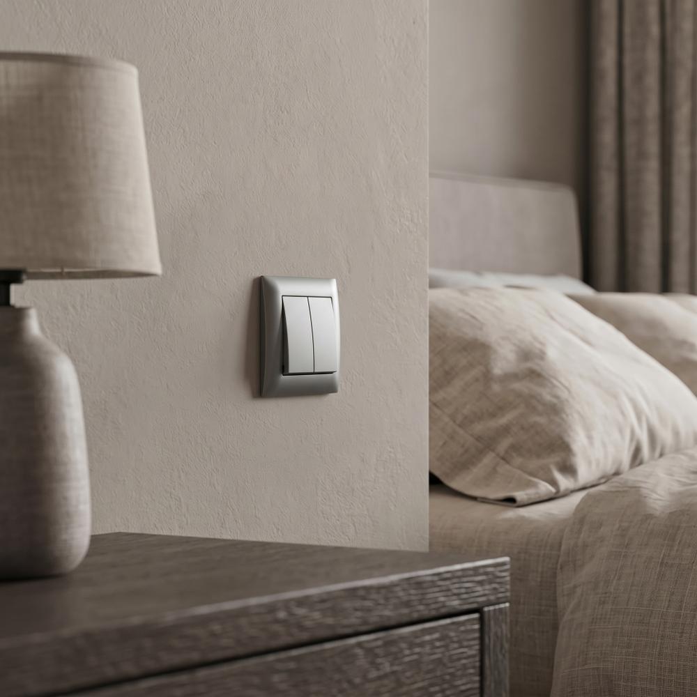 Kahekordne Lüliti OSTE JNH007-W GREY