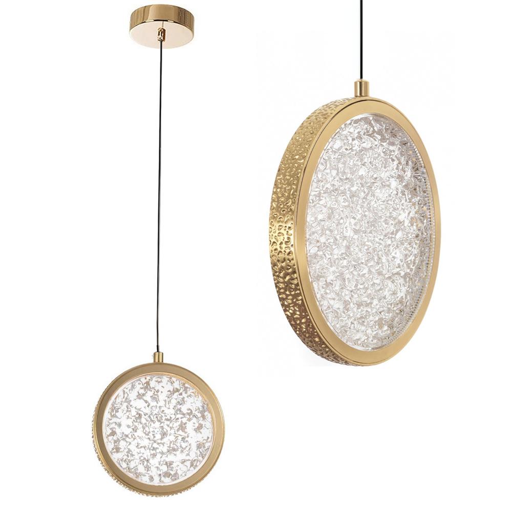 HÄNGLANDE KRISTALLAMPA LED G089-1CP Guld