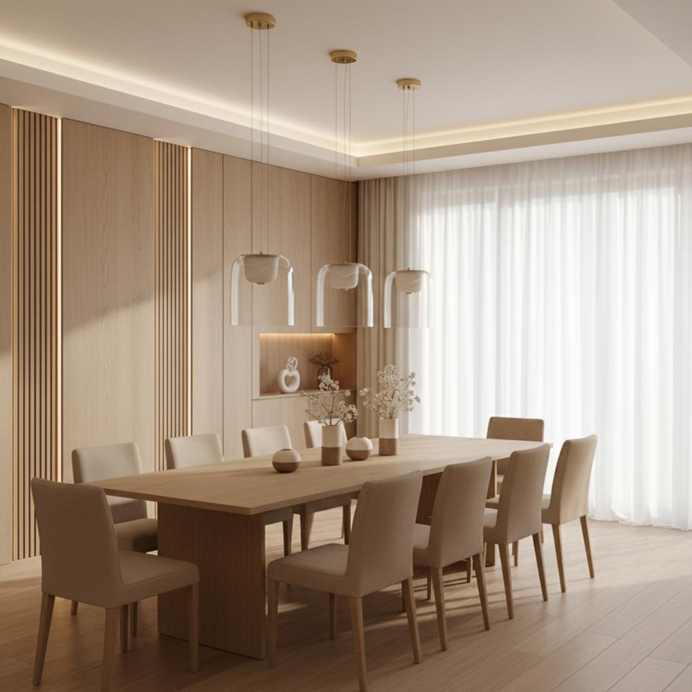 HÄNGLAMPA LED APP1689-1PC A Guld