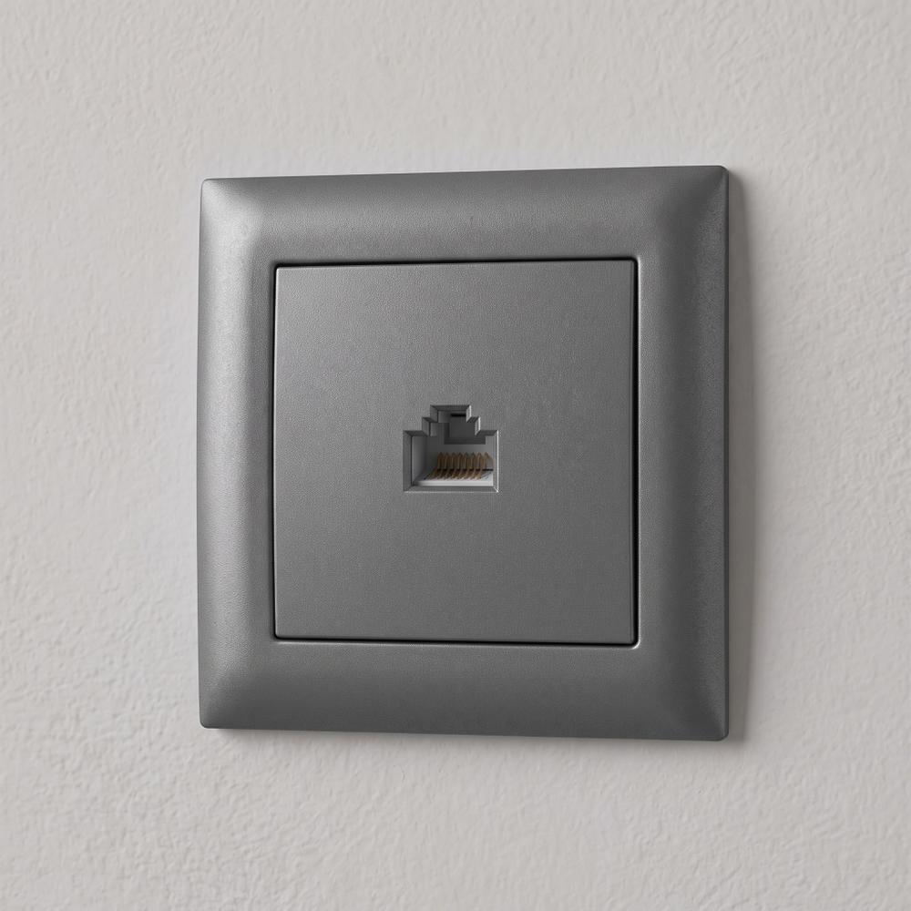 Розетка RJ45 с Рамка OSTE JNH010-S GREY
