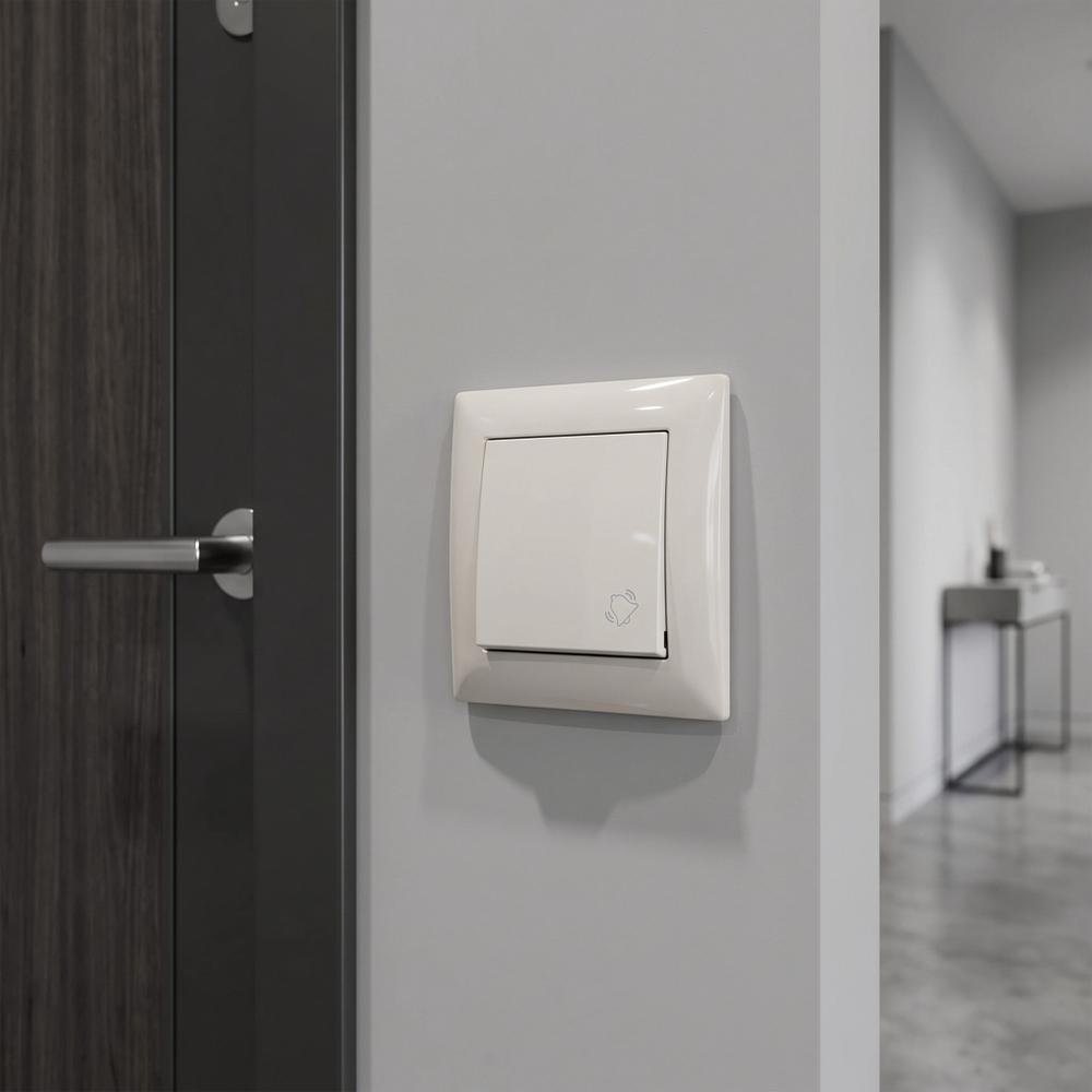 Doorbell Push Button OSTE JNH008-W BEIGE