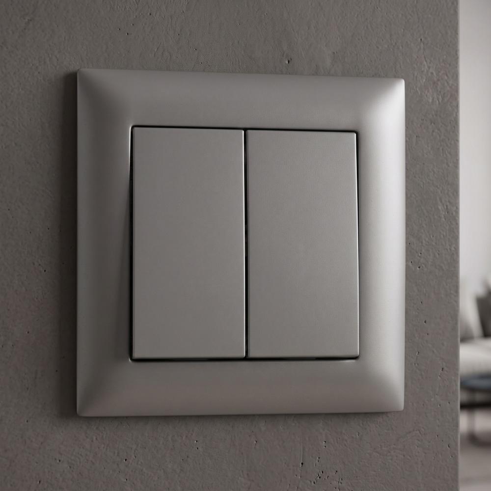 Kahekordne Lüliti Raamiga OSTE JNH007-W GREY