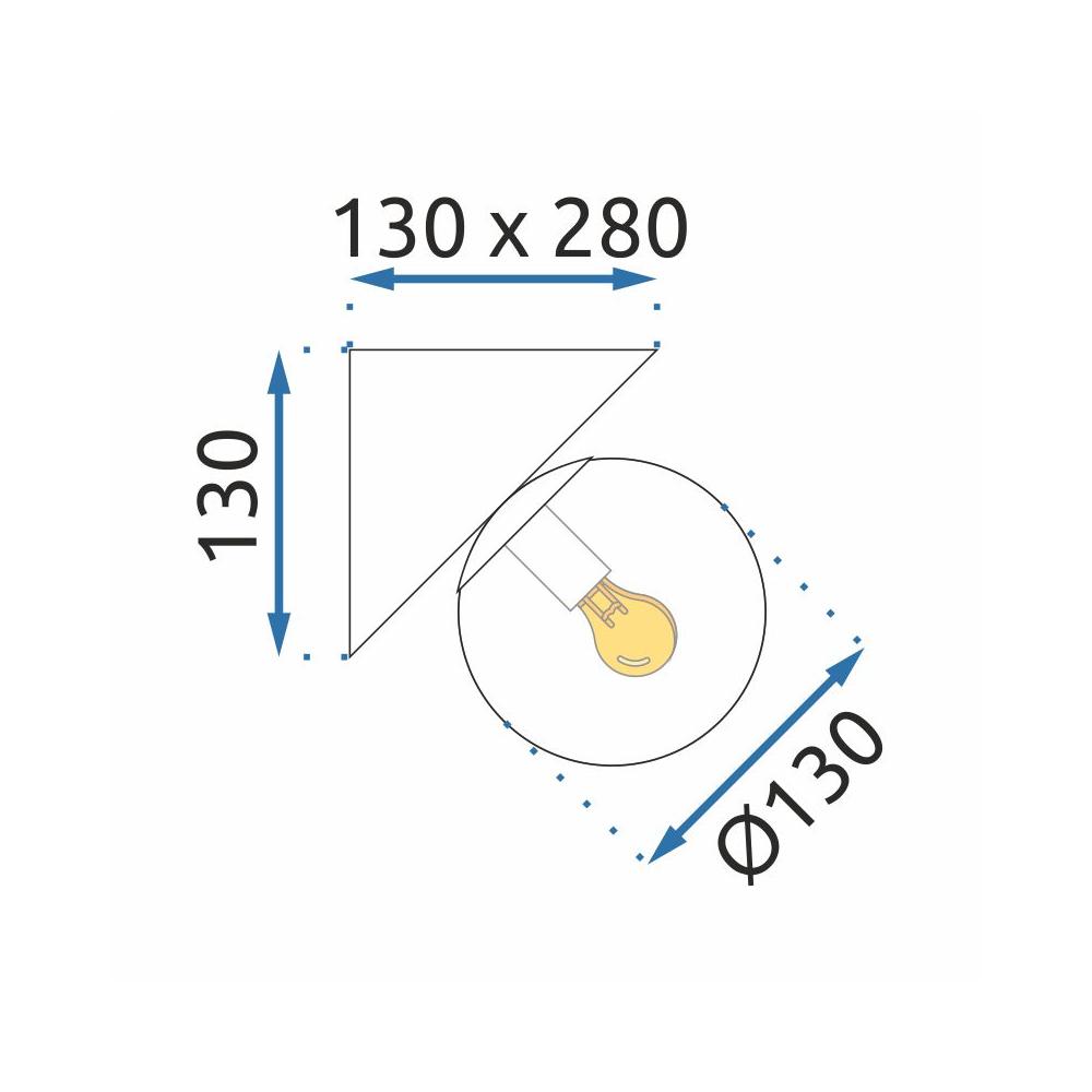 VÄGGLAMPA VÄGGLAMPA APP1230-2W Svart