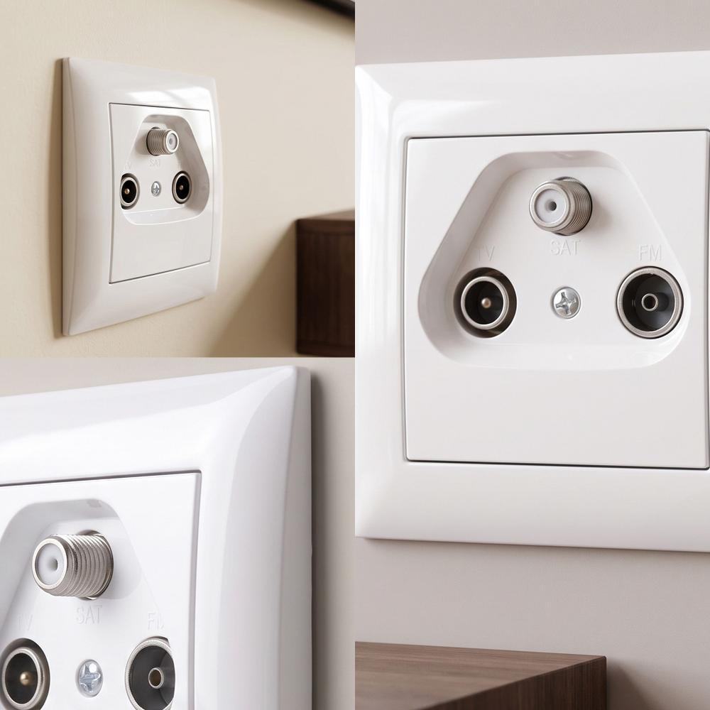 RTV-SAT Antenos Lizdas su Rėmeliu OSTE JNH011-A WHITE