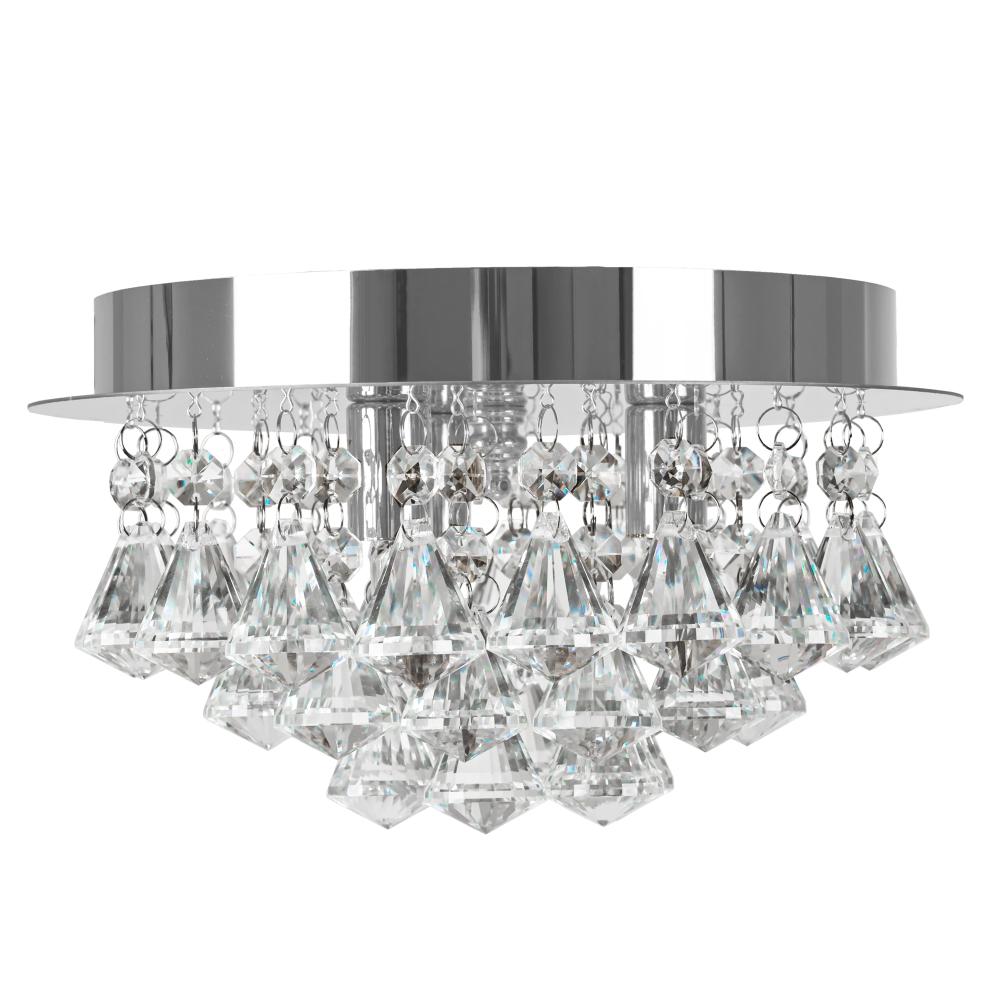 KRISTALLAMPA PLAFOND APP1039-3C KROM