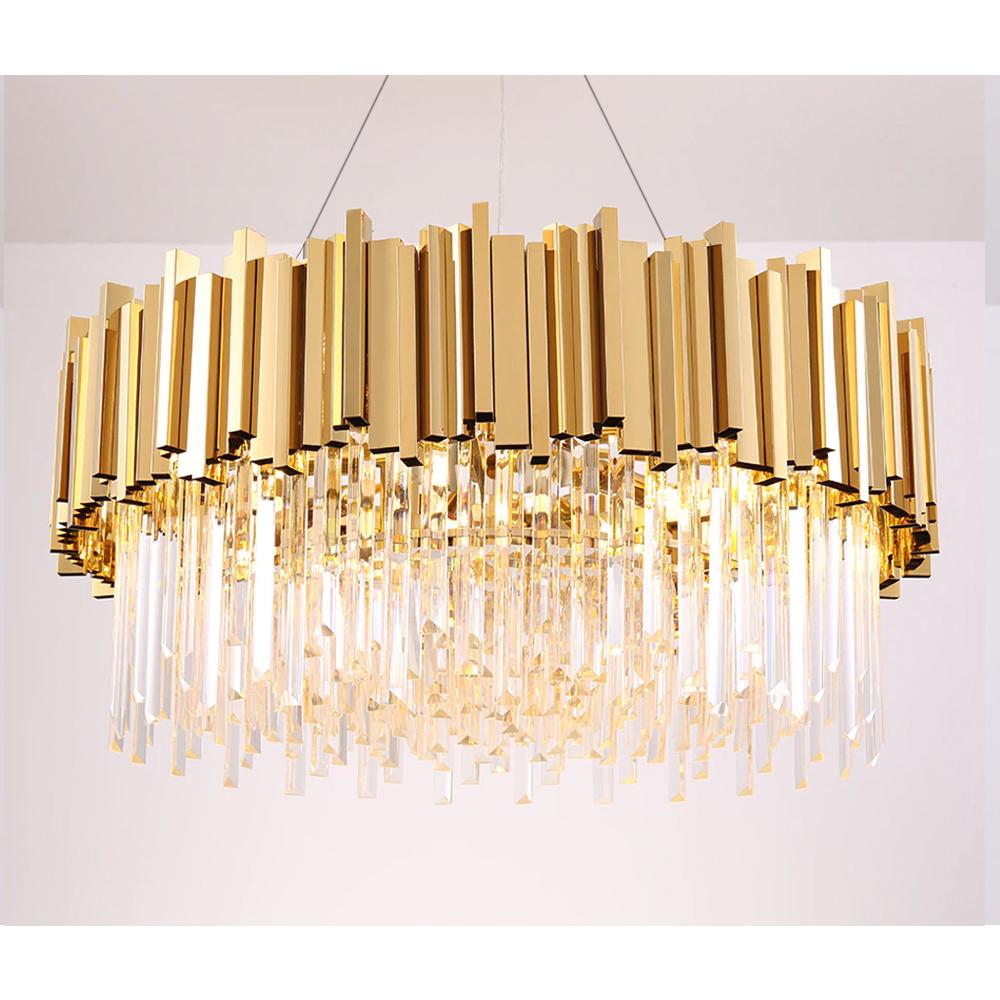 Kristalltaklampa APP601-C Guld