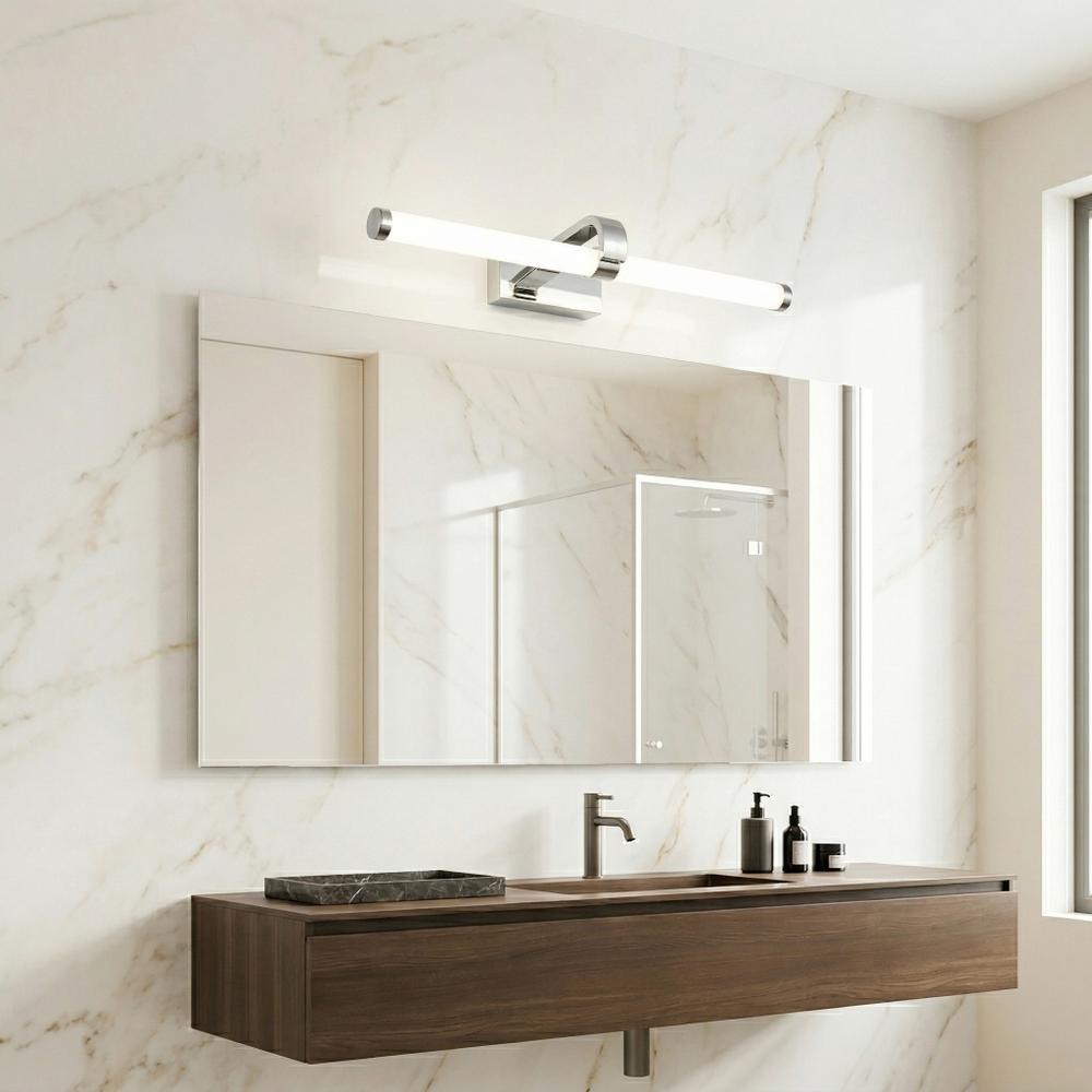 Badrum vägg LED-lampa APP1882-1W 60cm CHROME