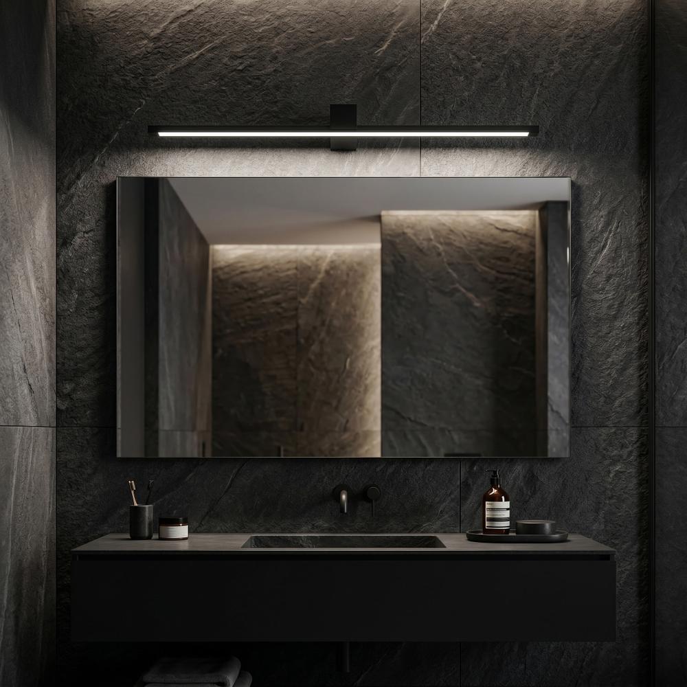 Badrum vägg LED-lampa SWE051-1W 80 cm Black