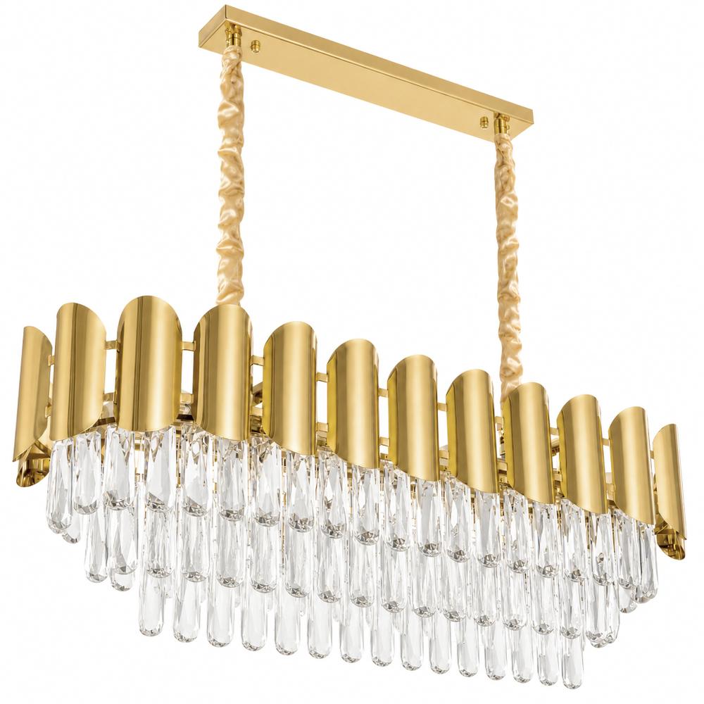 Kristall-pendellampa SWE101-CP GOLD