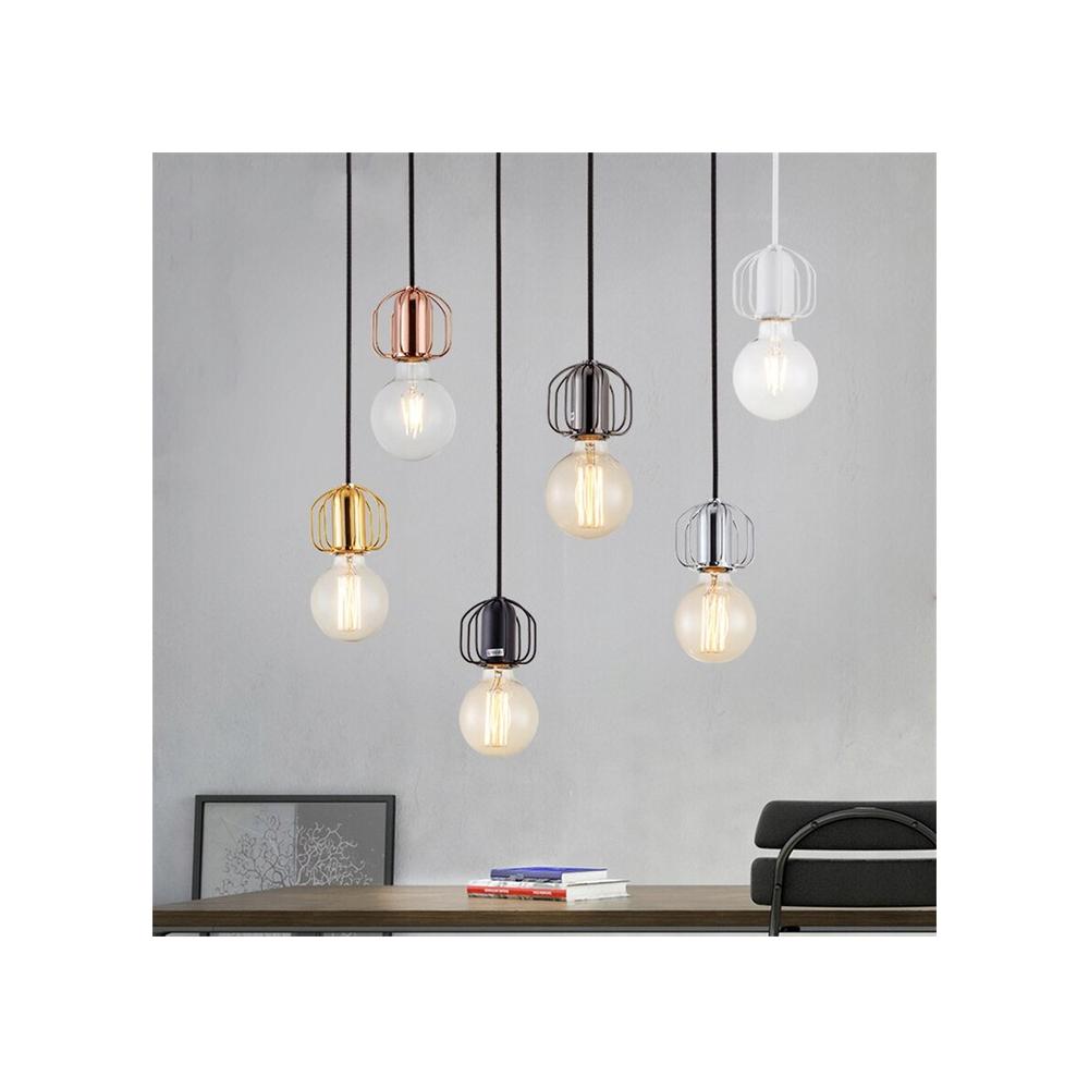 Hängande taklampa i loftstil APP595-1CP Svart