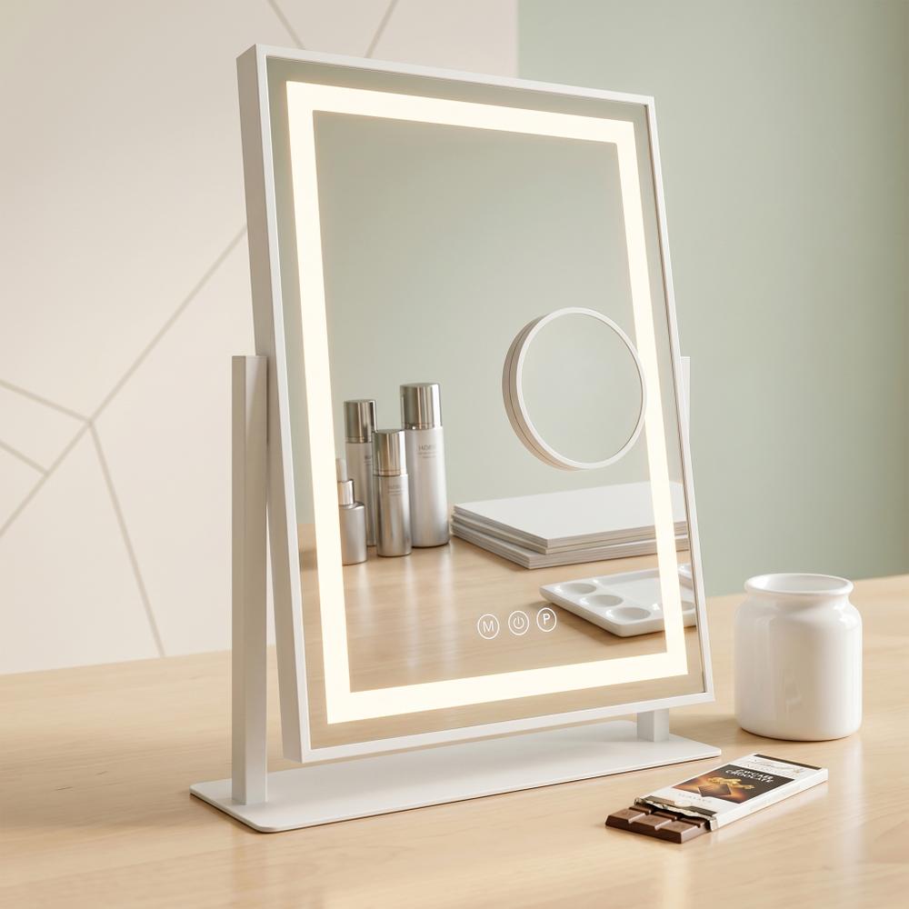 LED-spegel LUMI White 30x40cm