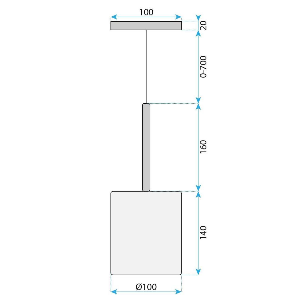 Taklampa Hängande med Glaslykta APP1703-1CP GREY C