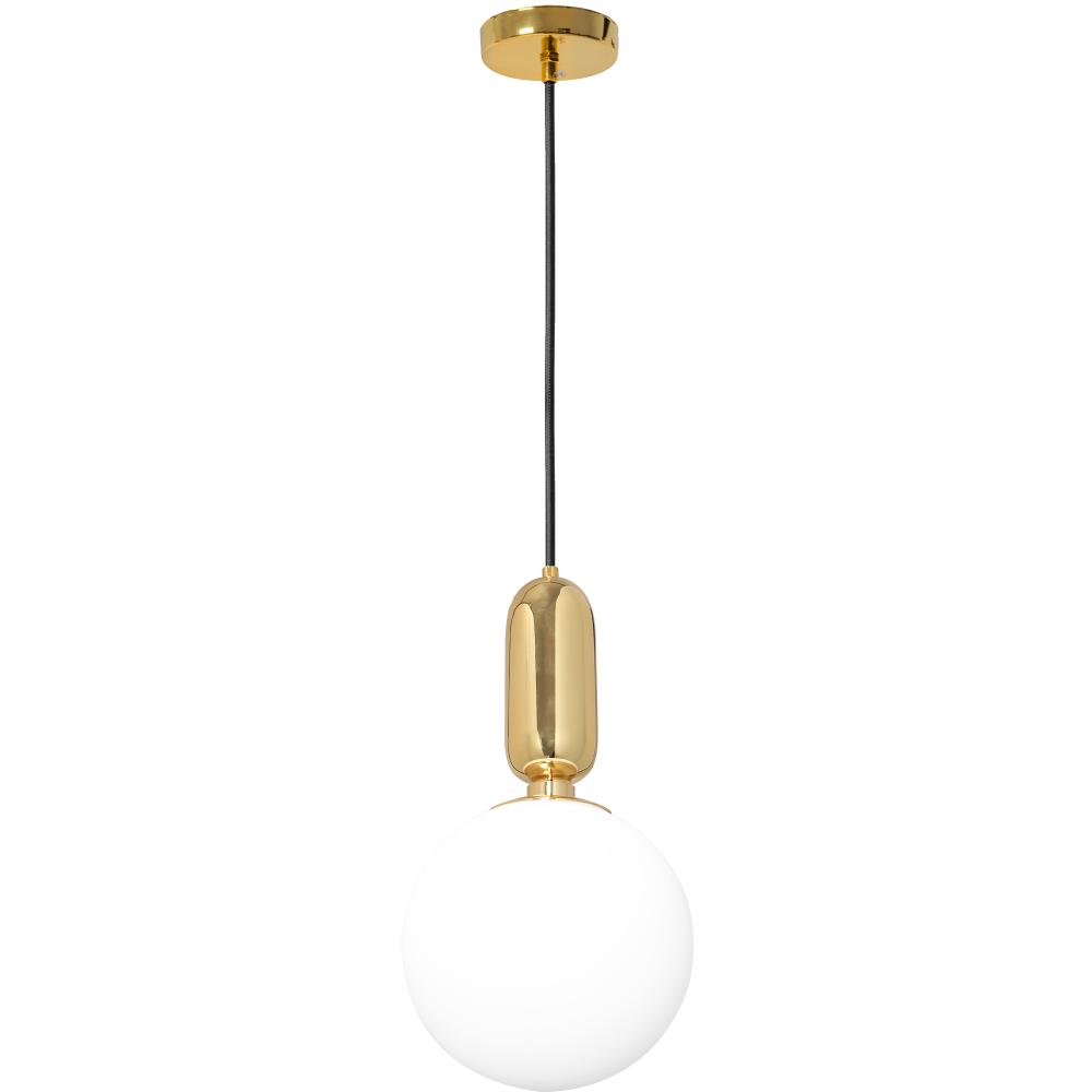 Taklampa Hängande Glas Metall APP474-1CP Guld