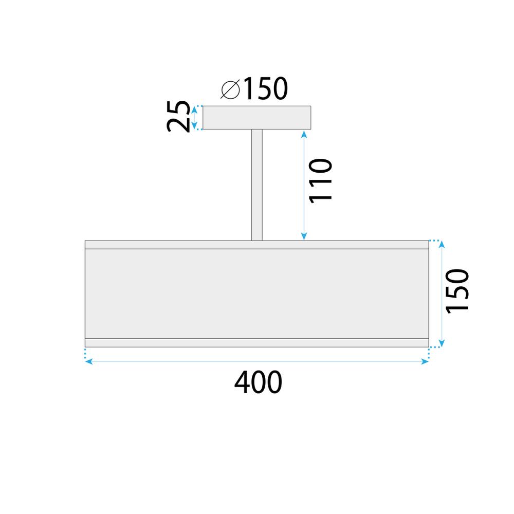 HÄNGENDE TAKLAMPA Black APP1581-3C